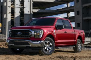 2021 Ford F-150 Red XLT Exterior Outside